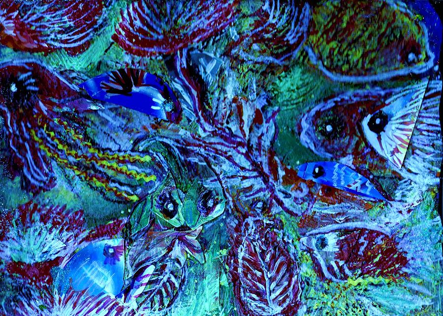 Fish Painting - So Much to See Under the Sea by Anne-Elizabeth Whiteway