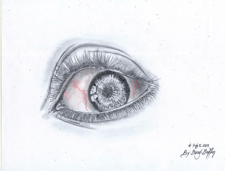Sad Eyes Realistic Drawing - Drawing Skill