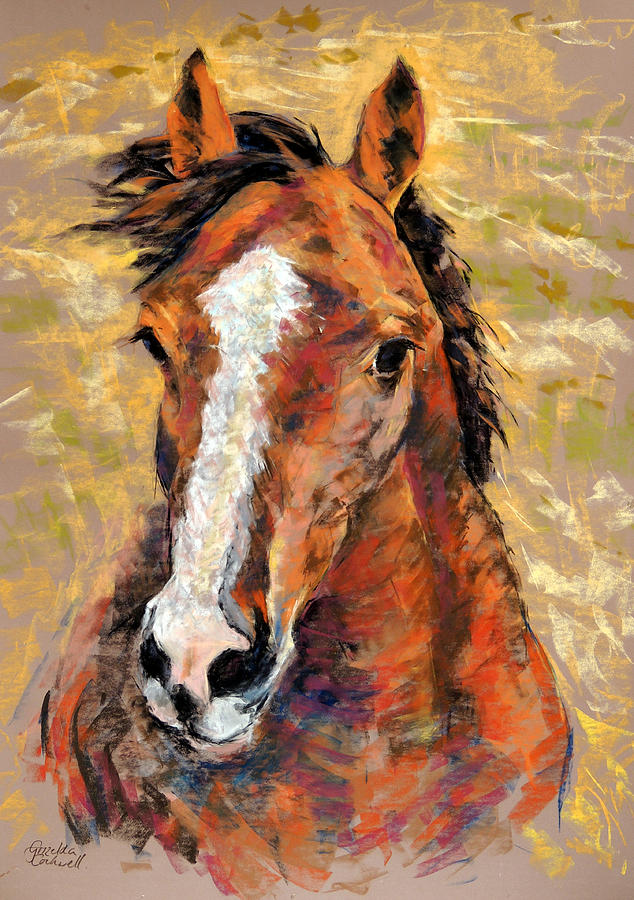 Horse Pastel - So Smart by Grizelda Cockwell