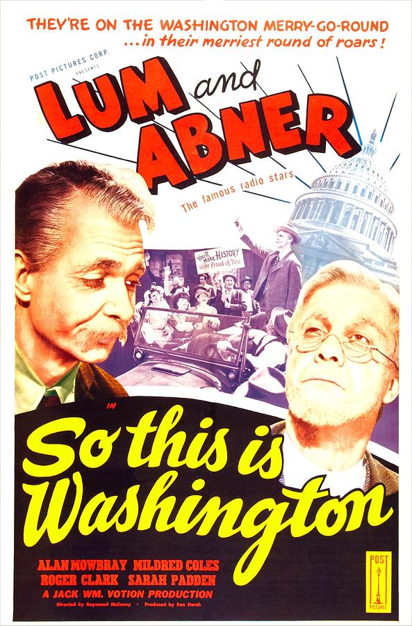 So This Is Washington, Us Poster Photograph by Everett | Fine Art America