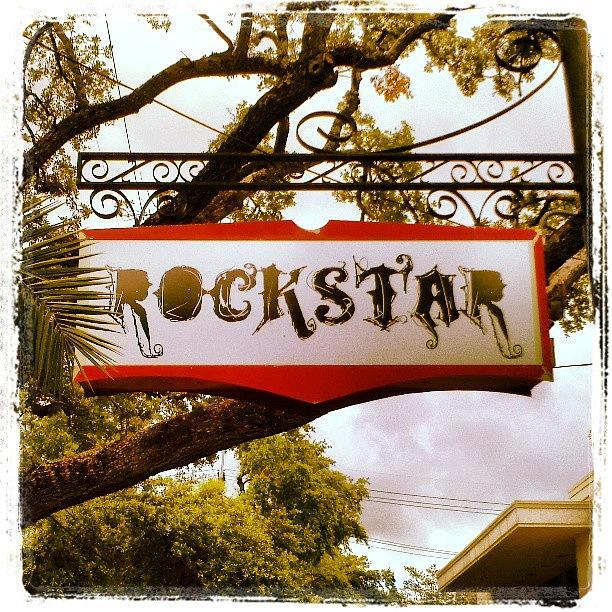 Sign Photograph - So You Want To Be A #rocknroll Star? by Glen Abbott
