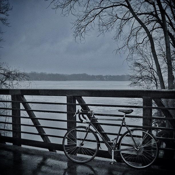 Nature Photograph - Soaking #wet #bikeride Around by Mike S