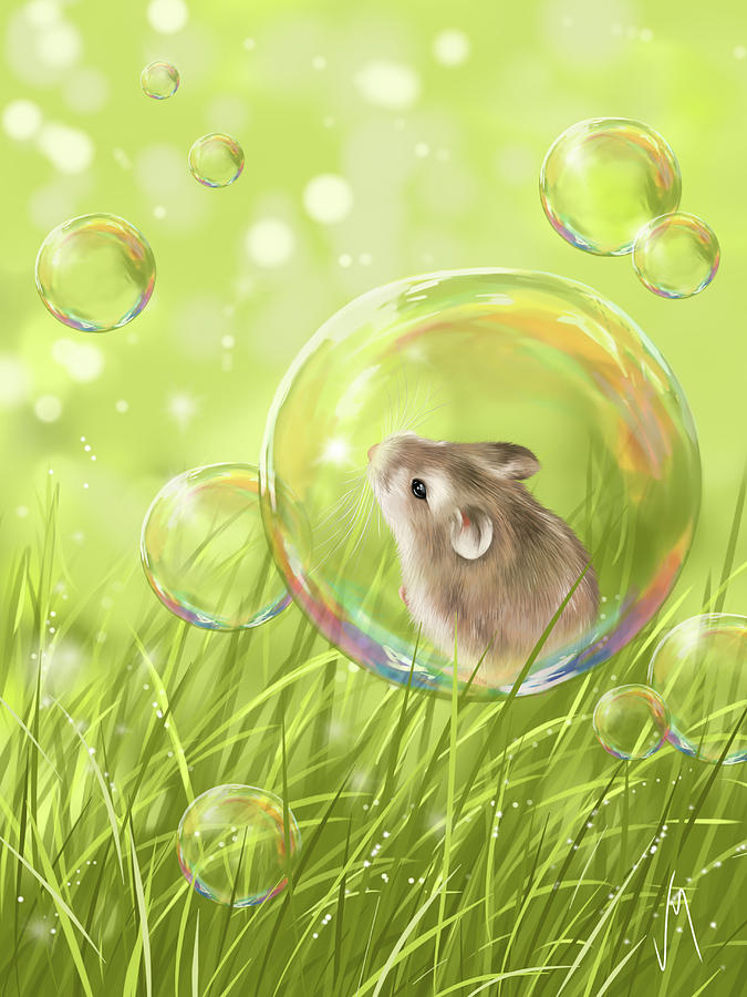 Spring Painting - Soap bubble by Veronica Minozzi