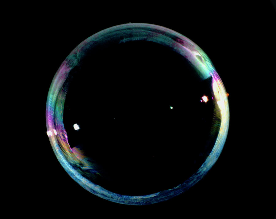 Soap Bubble With A Pattern Of Colours Photograph by Adam Hart-davis/science Photo Library
