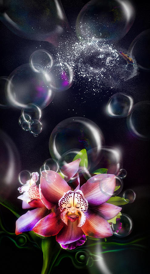 Soap Bubbles Digital Art by Alessandro Della Pietra