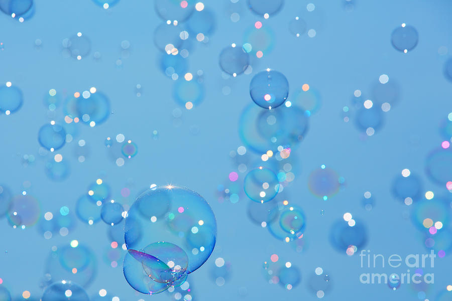 Soap bubbles Photograph by Jane Rix