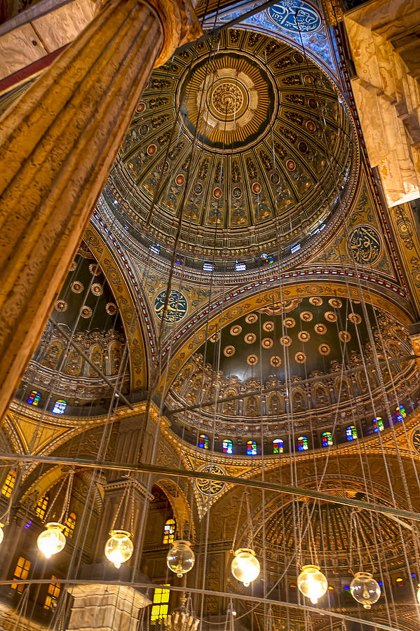 Soaring Architecture of the Mosque of Muhammad Ali Pasha Photograph by Mark Tisdale