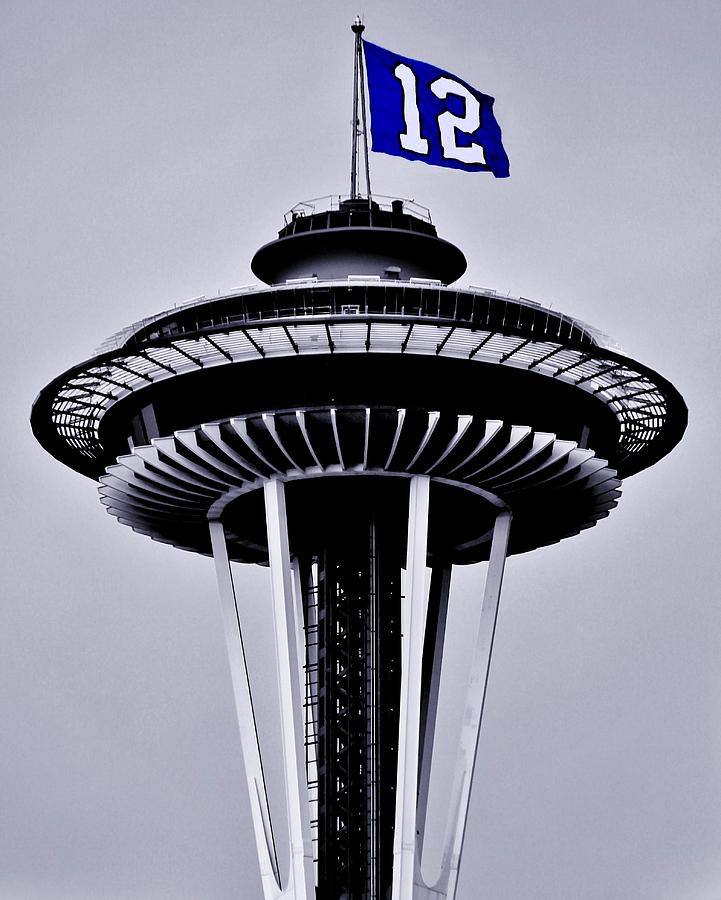 Seattle Seahawks Photograph - Soaring by Benjamin Yeager