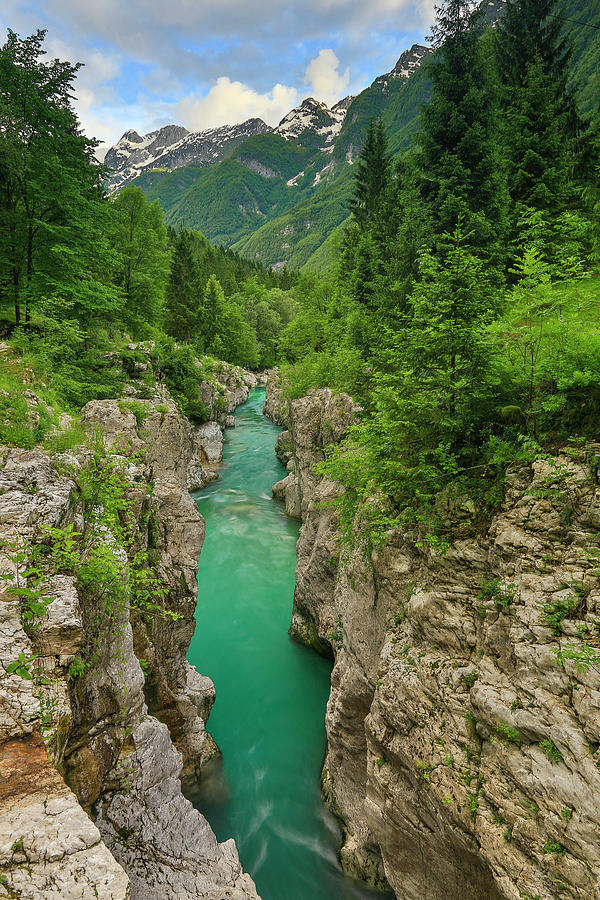 Soca River Flowing Through A Narrow Photograph by Johnathan Ampersand Esper Soca River Flowing Through A Narrow Photograph by Johnathan Ampersand Esper