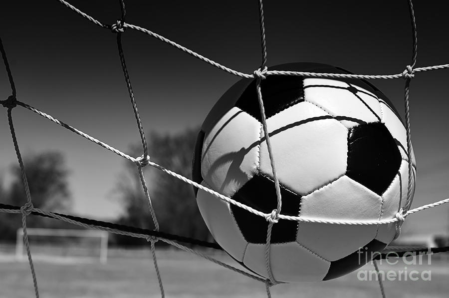 Soccer Ball in Goal Photograph by Danny Hooks