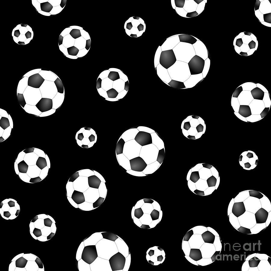 Soccer Ball Pattern Digital Art By Li Or