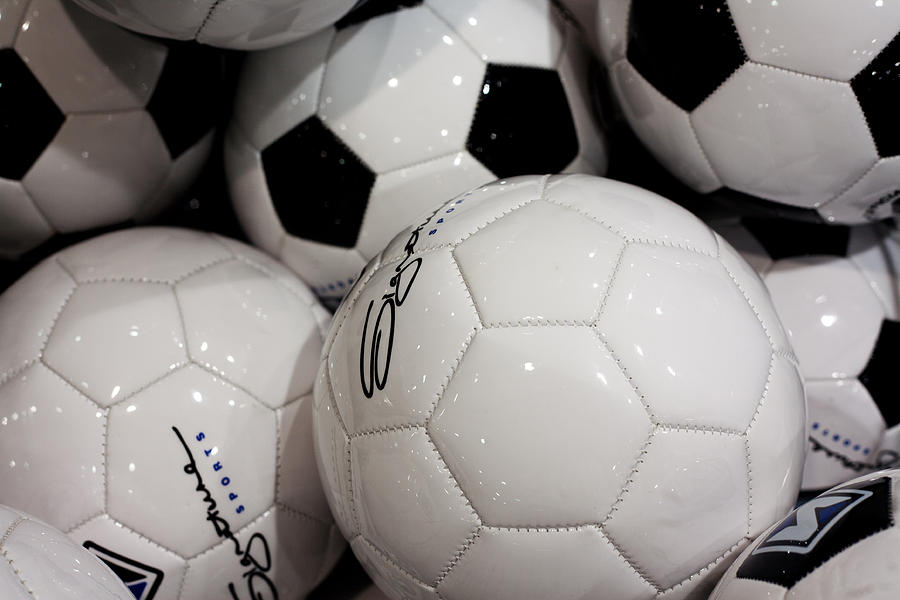 Soccer Balls Photograph by Carole Hinding