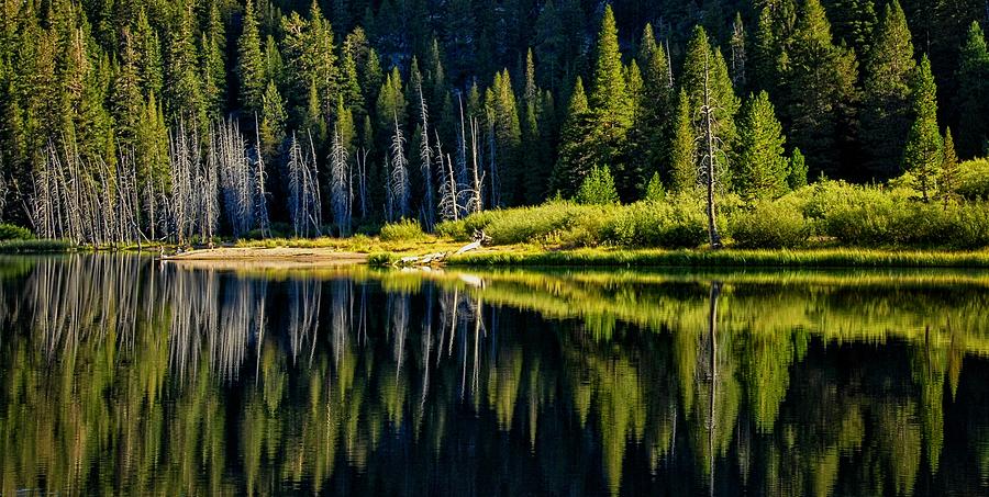 Landscape Photograph - Socher Lake Panorama by Lynn Bauer