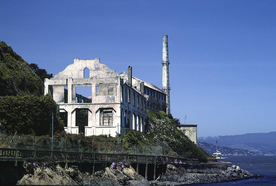San Francisco Photograph - Social Hall on Alcatraz Island by Roderick Bley