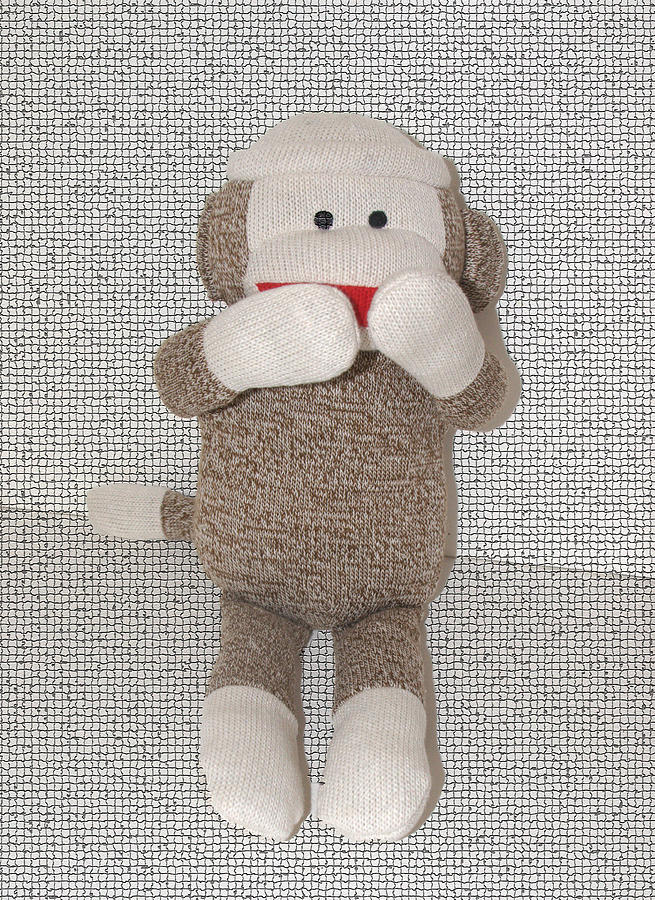 Sock Monkey Photograph by Caroline Stella