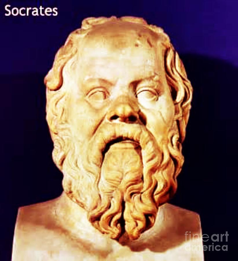 Socrates Digital Art by Steven  Pipella