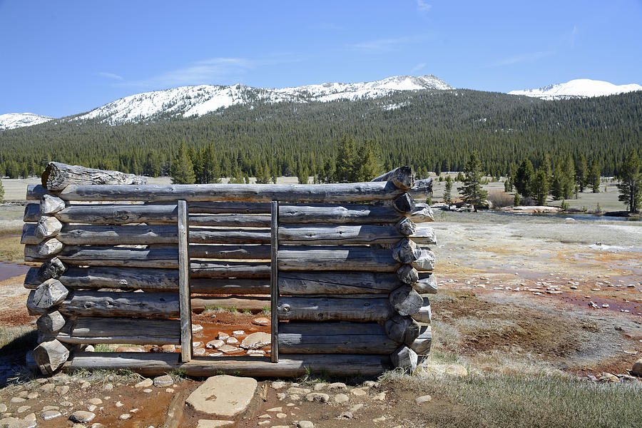 Soda Springs Cabin in Yosemite National Park Photograph by Bruce Gourley