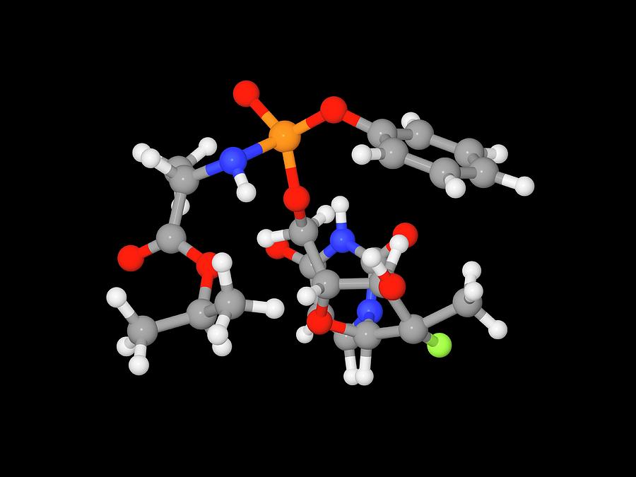 Sofosbuvir Hepatitis C Drug Molecule Photograph By Dr Tim Evans Fine Art America