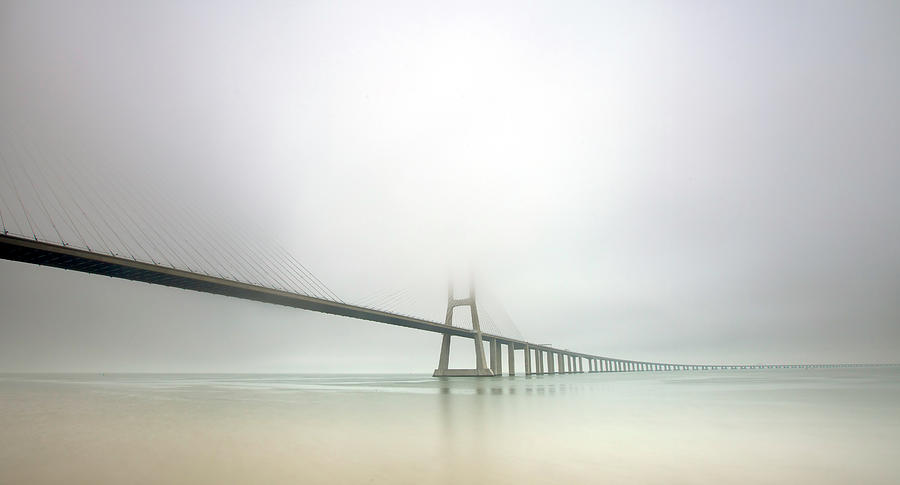 Architecture Photograph - Soft Bridge by Jorge Feteira