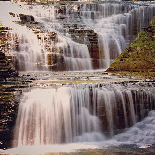 Waterfall Photograph - Soft Fall by Justin Connor