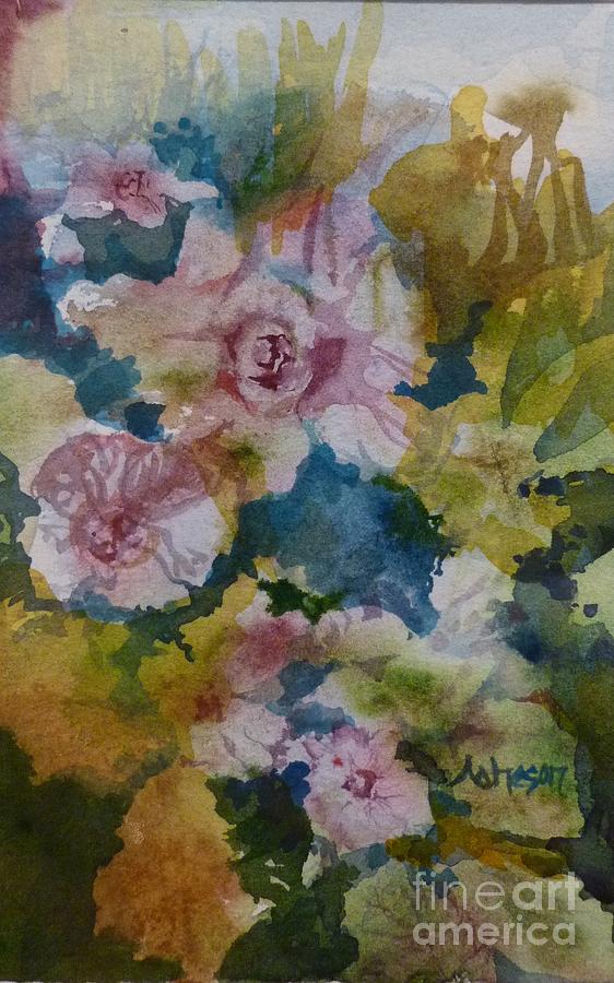 Soft Flowers 2 Painting by Donna Acheson-Juillet