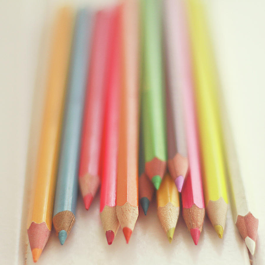 Soft Pencils Photograph by Isabel Pavia