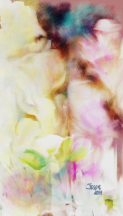 Flower Painting - Soft Petals by Jessica Wright