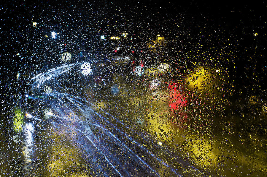 Abstract Photograph - Soft Pitter Patter Of Rain by EXparte SE