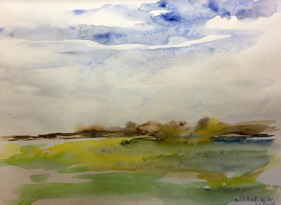 Soft Prairie Field Painting by Desmond Raymond