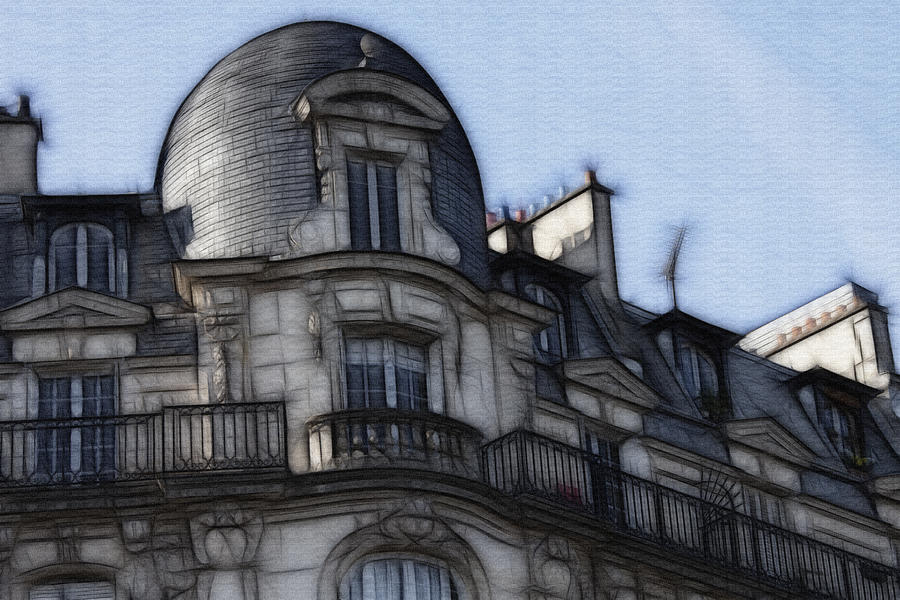 Softer side of Paris Architecture Photograph by Evie Carrier