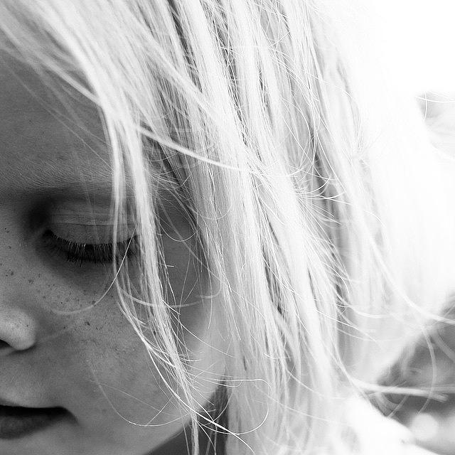 Girl Photograph - Softly by Aleck Cartwright