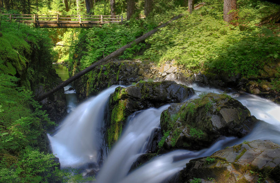 Sol Duc Falls is a photograph by John Absher which was uploaded on January ...