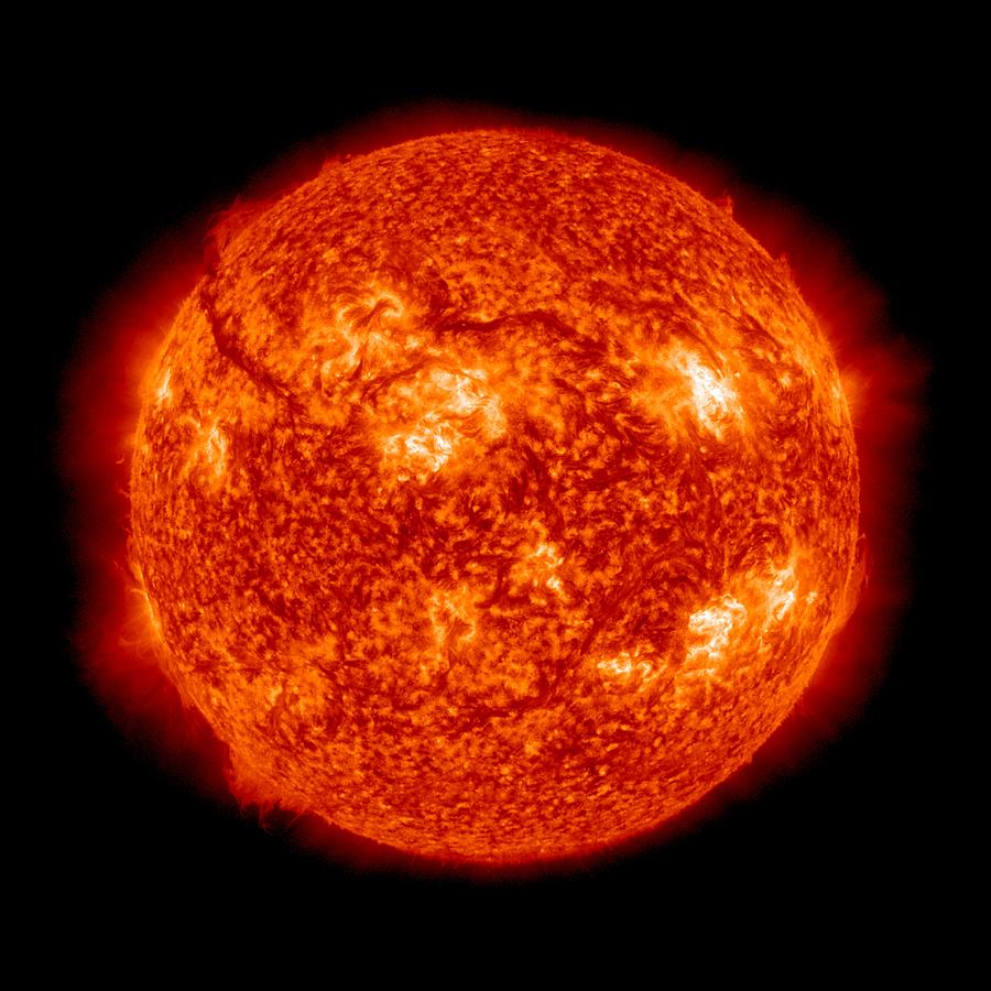 Solar activity, SDO ultraviolet image Photograph by Science Photo Library