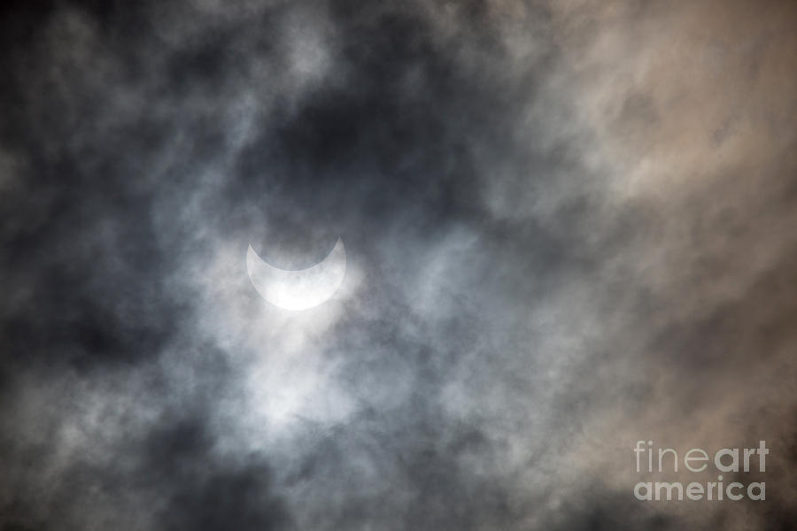 Solar Eclips Photograph by Rebecca Cozart