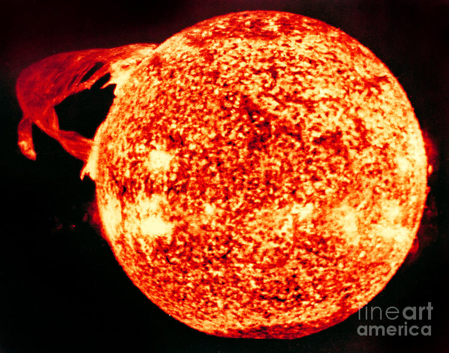 Science Photograph - Solar Flare Skylab by Science Source