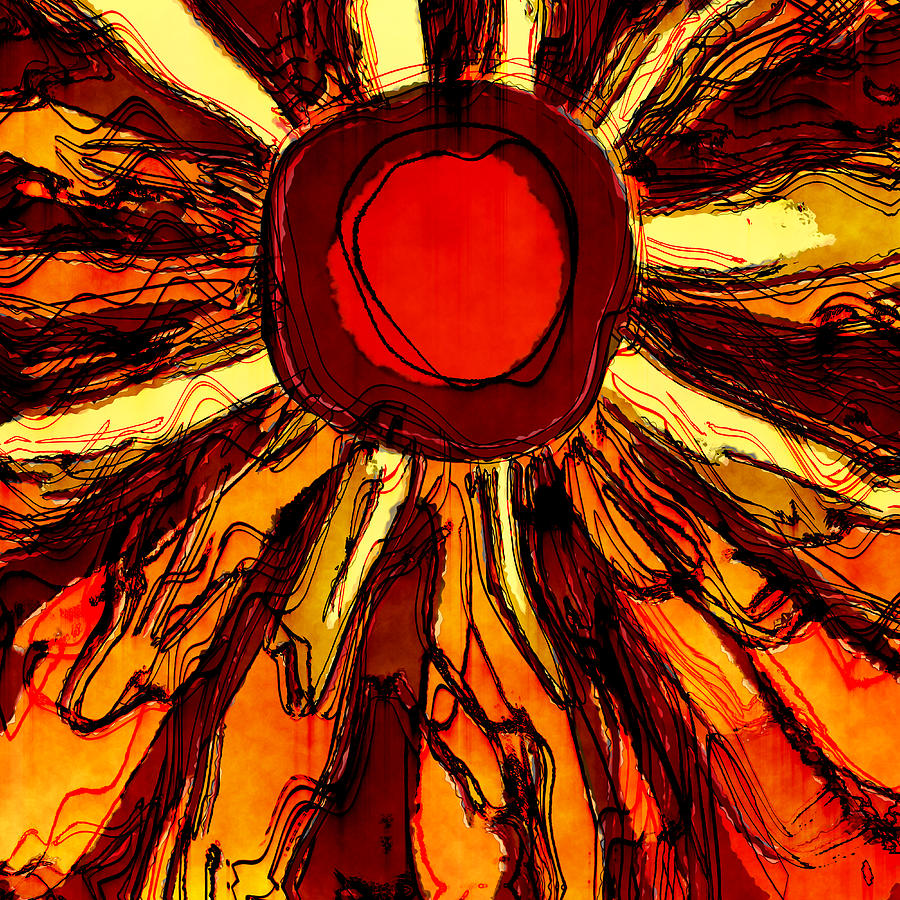Solar Heat Digital Art by David G Paul