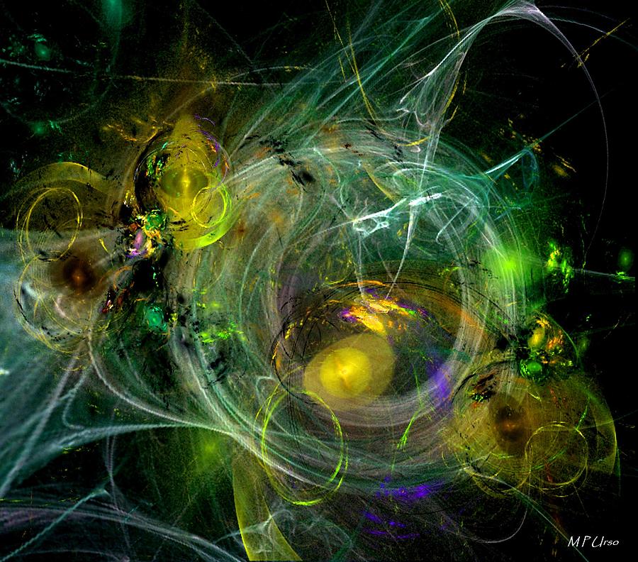 Solar Nebula Digital Art by Maria Urso