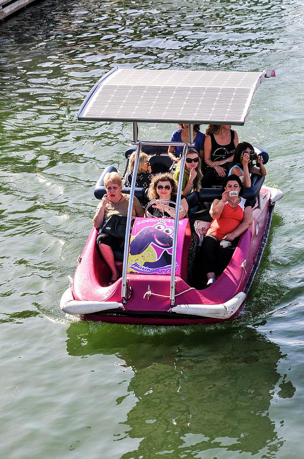 Solar Powered Boat Photograph by Photostock-israel