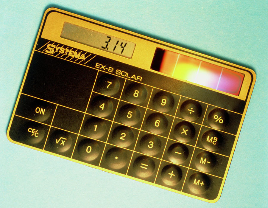 Solar Powered Calculator Photograph by Adam Hart-davis/science Photo Library