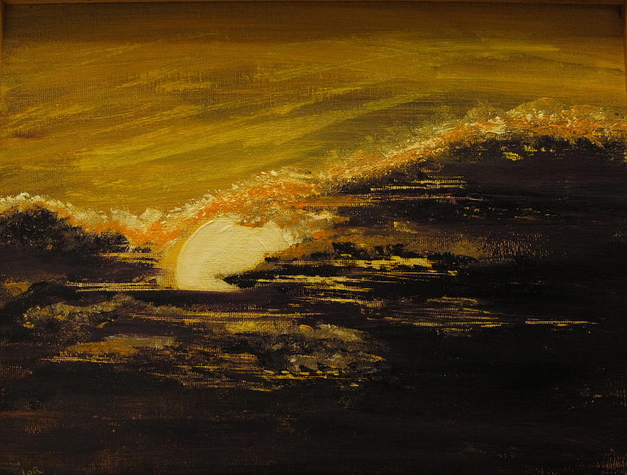 Solar Storm Painting by Lorraine Centrella