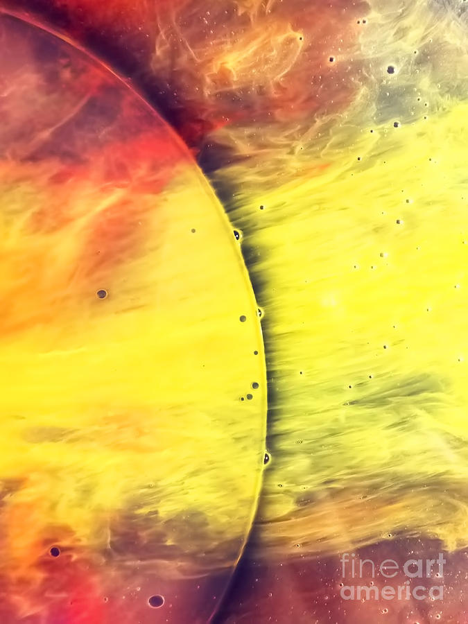 Solar Storm Part 1 Yellow Painting