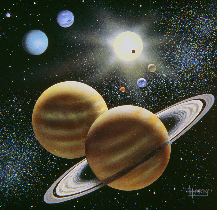 Solar System Photograph by David A. Hardy/science Photo Library