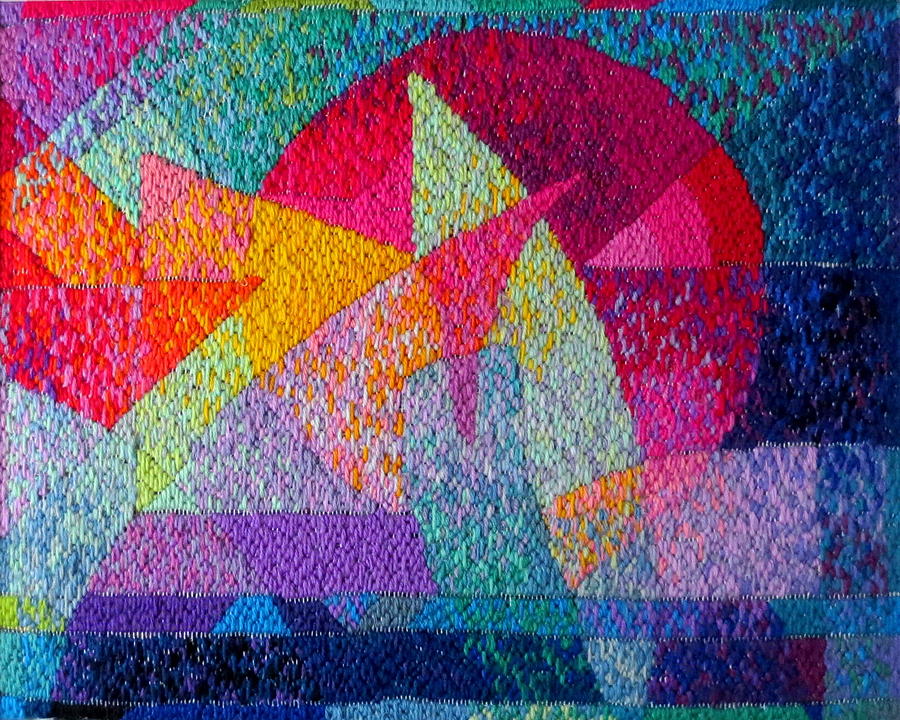 Day And Night Tapestry - Textile - Solar Tapestry by Diane Fine