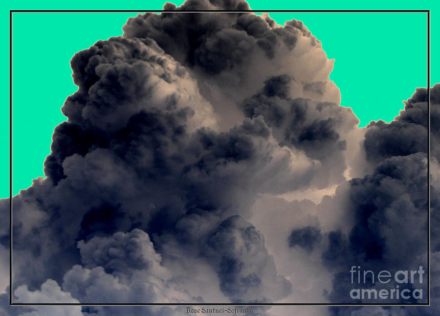 Solarized Cloud Photograph by Rose Santuci-Sofranko
