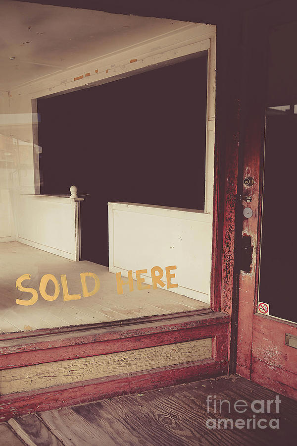 Sold Here Photograph by Trish Mistric