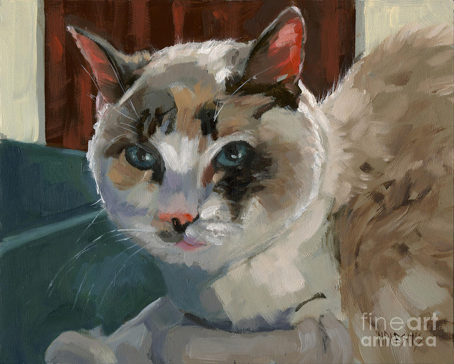 Impressionism Painting - SOLD -Nelly Logan by Nancy  Parsons