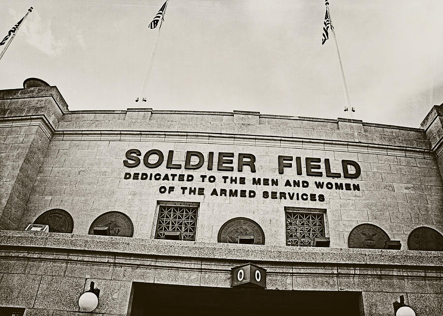 Soldier Field Photograph - Soldier Field by Jessie Gould
