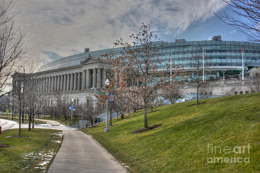 Soldier Field Renovated Photograph by David Bearden