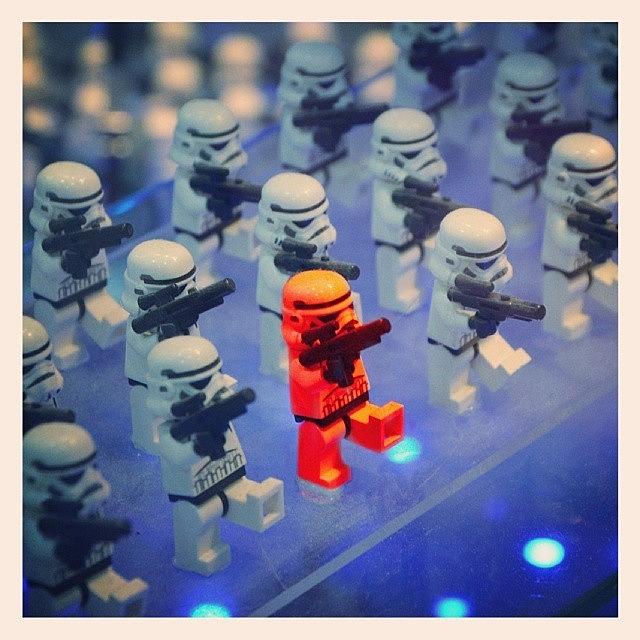 People Photograph - #soldiers #starwar #army #action #red by Terry Chan