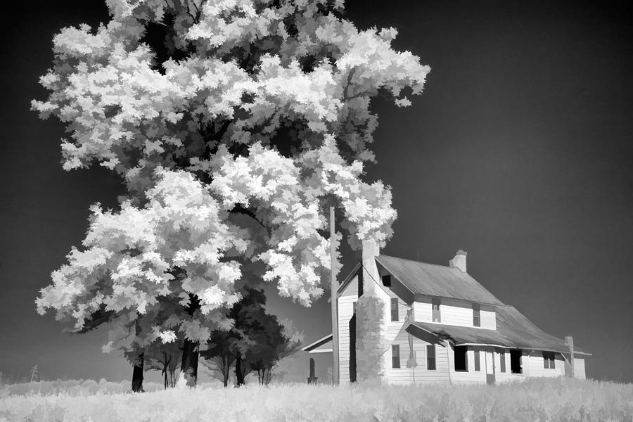 Solitary - Farm House in North Carolina Photograph by Dan Carmichael
